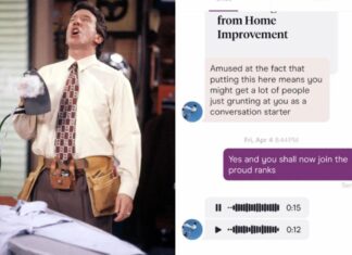 Woman asks for Tim Allen impressions on dating app
