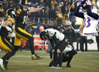 Steelers win AFC North after Ravens miss discipline purpose in closing seconds to finish instantaneous basic