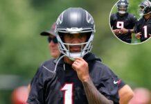 Tua Tagovailoa injured in early Falcons coaching camp fear