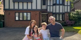 Couple raffle home in England to journey the world with their children