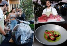 Uchi West Hollywood turns 216-pound bluefin tuna into live sushi show