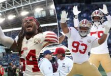 49ers edge Seahawks in thriller to take management of NFC West