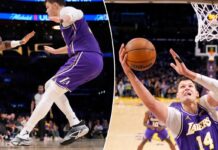 Walker Kessler is making a large impression for the Lakers