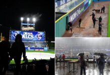 ALCS Game 4 gets postponed after heavy rain hits Cleveland