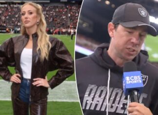 Brittany Mahomes shades Raiders’ Klint Kubiak for halftime assure