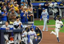 Freddie Freeman gets actual on Dodgers’ deflating NLCS Game 1 loss to Brewers