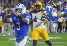 Kentucky stuns LSU in OT with gutsy 2-point conversion